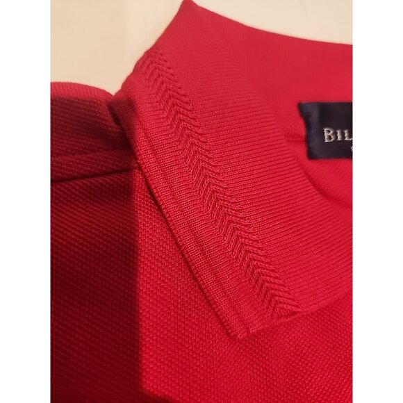 new vintage BILL BLASS PREMIUM size L Mens Polo Shirt Team USA Red American Flag - Picture 11 of 11